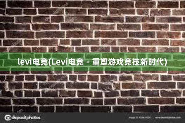 levi电竞(Levi电竞 - 重塑游戏竞技新时代)