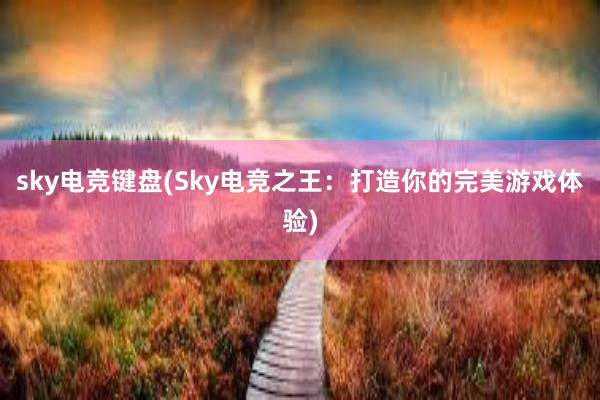 sky电竞键盘(Sky电竞之王：打造你的完美游戏体验)