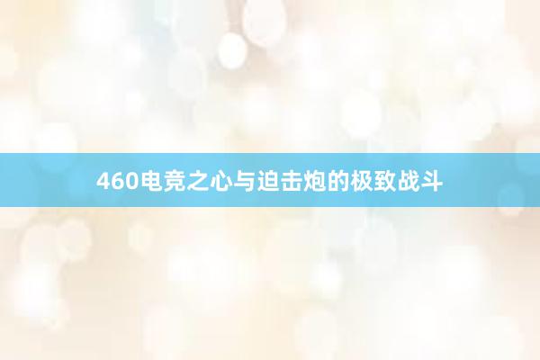 460电竞之心与迫击炮的极致战斗