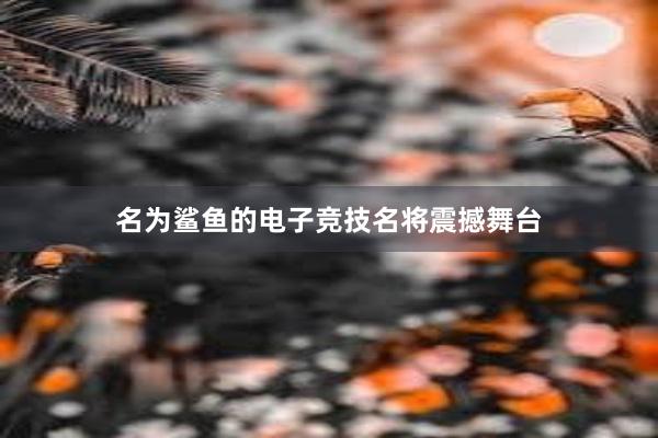 名为鲨鱼的电子竞技名将震撼舞台