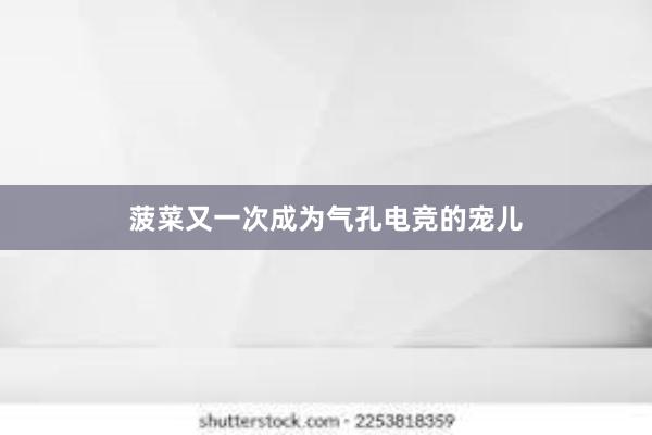 菠菜又一次成为气孔电竞的宠儿